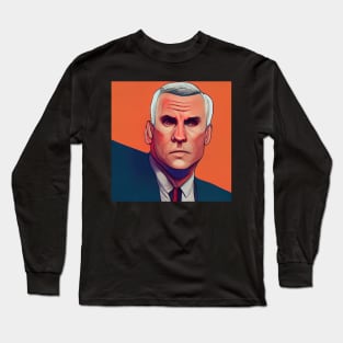 Mike Pence | Comics Style Long Sleeve T-Shirt